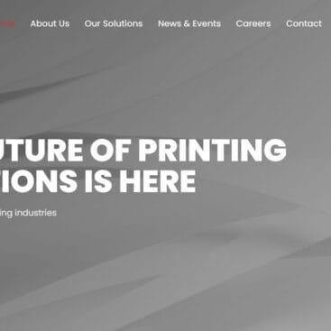 Sidhom Printing Solutions website